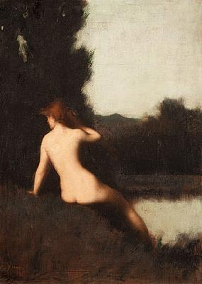 Jean-Jacques Henner A Bather Germany oil painting art